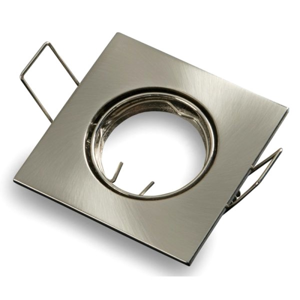 OPTONICA μεταλλικό πλαίσιο spot για MR16 5074, χωνευτό, 82x82x25mm, 2τμχ - OPTONICA