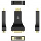 POWERTECH αντάπτορας DisplayPort σε DVI CAB-DP062, passive 1080p, μαύρος