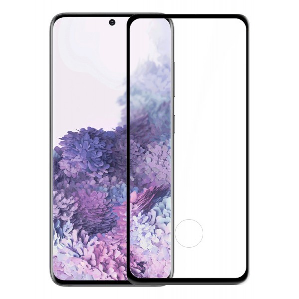POWERTECH Tempered Glass 3D, Full Glue, Samsung Galaxy S20, μαύρο - Tempered Glass