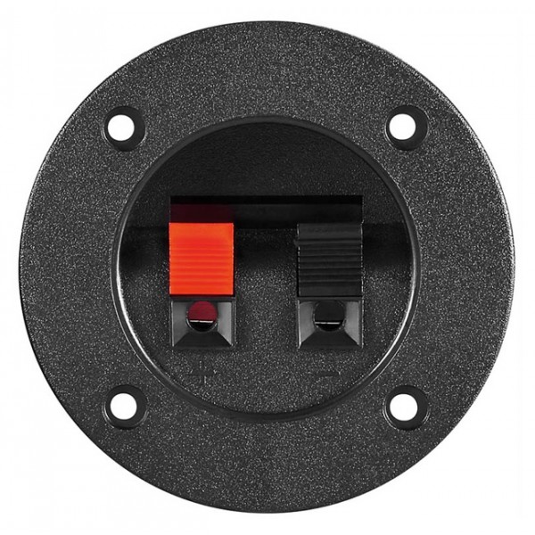 POWERTECH τερματικό ηχείου CAB-V037, Φ75mm, μαύρο - Powertech