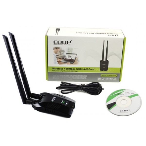 EDUP ασύρματος USB αντάπτορας δικτύου EP-MS8515GS-PRO, 150Mbps - EDUP