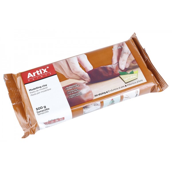 ARTIX PAINTS φυσικός πηλός PY036-2, χωρίς γλουτένη, 500γρ, καφέ - ARTIX PAINTS