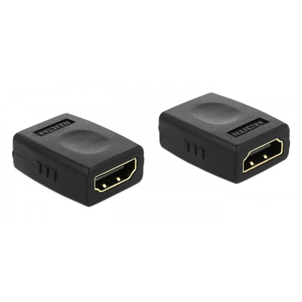 DELOCK αντάπτορας HDMI θηλυκό σε θηλυκό 65049, 4K/30Hz, μαύρος - DeLock