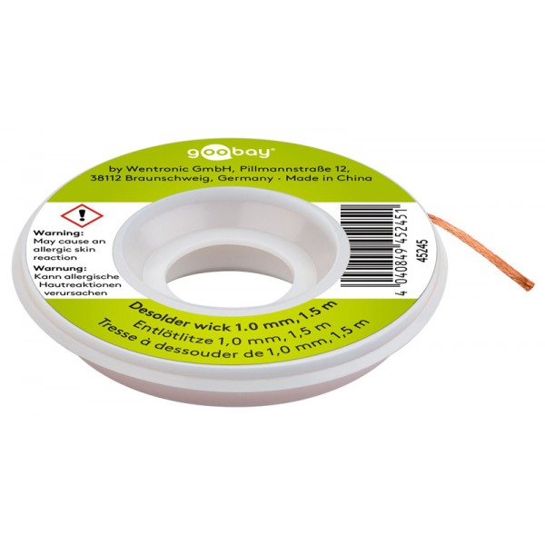 GOOBAY ταινία αποκόλλησης χαλκού 45245, 1.0mm, 1.5m - Service & Εργαλεία