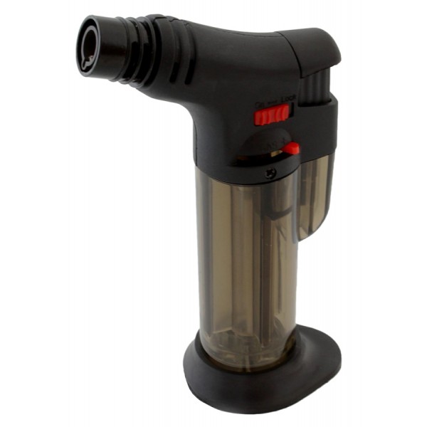 Φλόγιστρο υγραερίου AG306C, με βάση, μαύρο - UNBRANDED