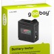 GOOBAY battery tester 54020, για AAA/AA/C/D/9V/N, μαύρο