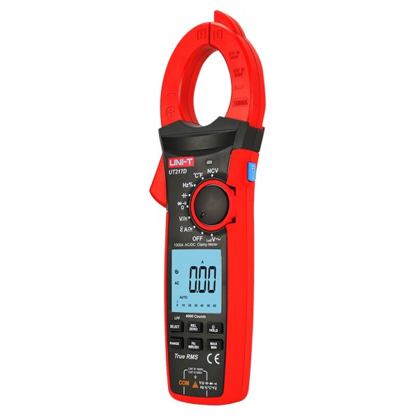 UNI-T πολύμετρο & αμπεροτσιμπίδα UT208B, 1000A AC/DC, NCV, True RMS - UNI-T