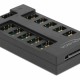 DELOCK RGB hub 64128 για ARGB LEDs, 10 θύρες, μαύρο