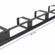 DELOCK Cable Managment για rack 66658, 4 θέσεων, 1U, μεταλλικό