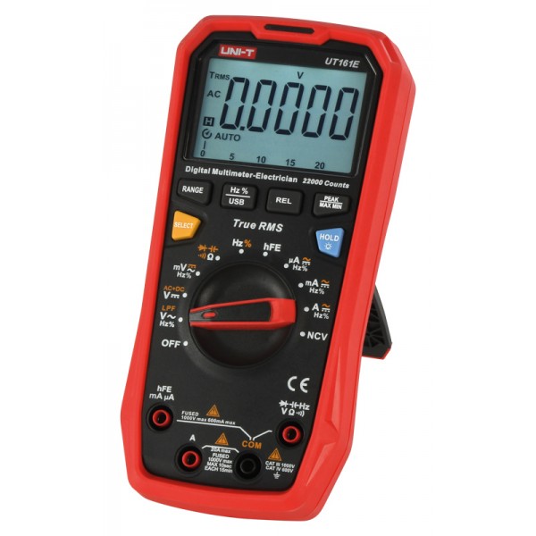 UNI-T ψηφιακό πολύμετρο UT161E, 1000V AC/DC, NCV, True RMS - UNI-T