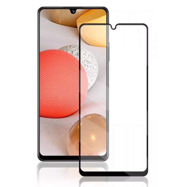 POWERTECH Tempered Glass 5D Full Glue TGC-0444 για Samsung A42 5G, μαύρο - Powertech