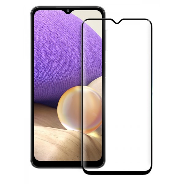 POWERTECH Tempered Glass 5D Full Glue TGC-0483, Samsung A02/A02S, μαύρο - Powertech