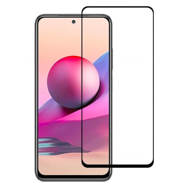 POWERTECH Tempered Glass 5D Full Glue TGC-0487, Xiaomi Note 10S, μαύρο - Tempered Glass