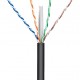 GOOBAY καλώδιο δικτύου 57293, CAT 6 U/UTP, CCA, έως 50m, 100m, μαύρο