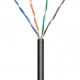 GOOBAY καλώδιο δικτύου 57198, CAT 5e U/UTP, CCA, έως 40m, 100m, μαύρο