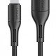 USAMS καλώδιο USB σε Lightning US-SJ500, 2A, 1m, μαύρο