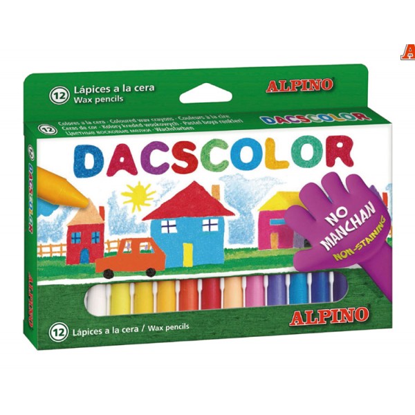 ALPINO χρωματιστές κηρομπογιές DC050290, 12 τμχ - Σύγκριση Προϊόντων