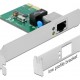 DELOCK κάρτα επέκτασης PCI Express σε RJ45 90381, 1000Mbps, low profile