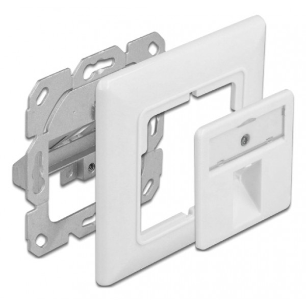 DELOCK Wall Outlet για Keystone 86981, 1 Port - Σύγκριση Προϊόντων