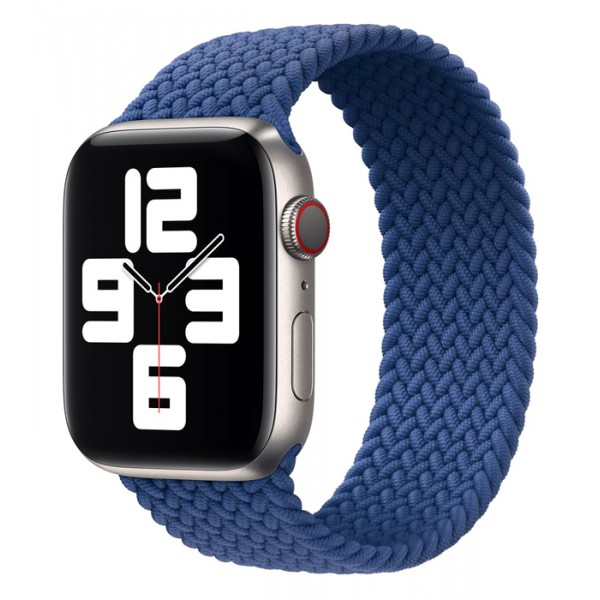 ROCKROSE πλεκτό solo band Maya για Apple Watch 42/44mm,165mm, μπλε - Ανταλλακτικά Smartwatch