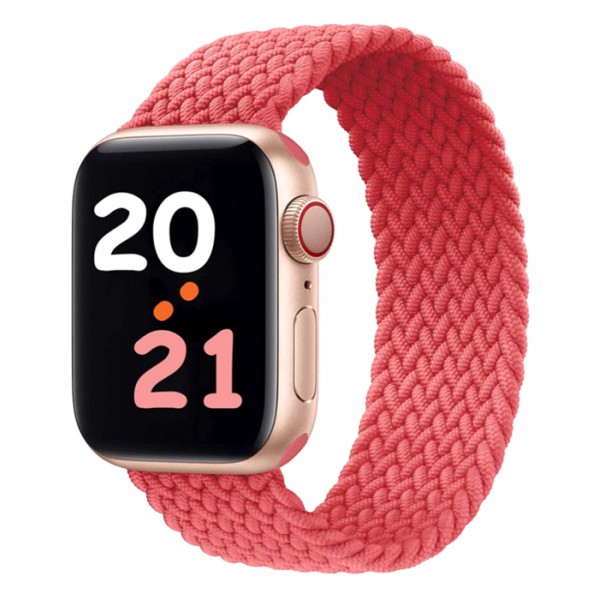 ROCKROSE πλεκτό solo band Maya για Apple Watch 42/44mm, 135mm, ροζ - Ανταλλακτικά Smartwatch