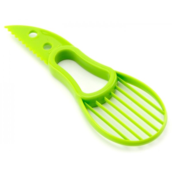 Κόφτης-αποφλοιωτής φρούτων HUH-0016, πλαστικός, πράσινος - UNBRANDED