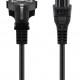 GOOBAY καλώδιο τροφοδοσίας 57846, 0.75mm², 1m, μαύρο