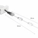 DELOCK module καλώδιο RJ45 Easy 45 81361 Cat.5e, ανασυρόμενο 50cm, μαύρο