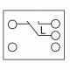 DELOCK module διακόπτης Easy 45 81362, μονός, 1-pole, 2-way, λευκός