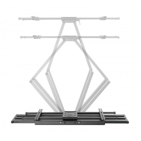BRATECK επιτοίχια βάση τηλεόρασης LPA49-486XLD, 43-90", 80kg, heavy duty, full motion