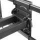 BRATECK επιτοίχια βάση τηλεόρασης LPA49-486XLD, 43-90", 80kg, heavy duty, full motion