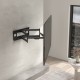 BRATECK επιτοίχια βάση τηλεόρασης LPA49-486XLD, 43-90", 80kg, heavy duty, full motion