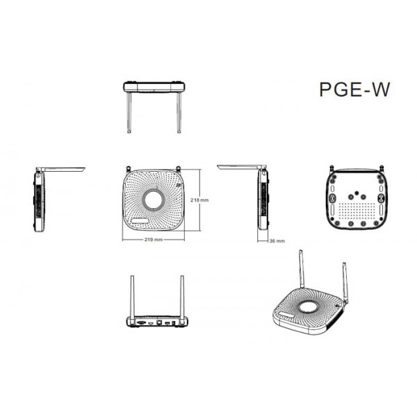 LONGSE NVR καταγραφικό NVR2108PGEW WiFi, H.265/H.264, 8 κανάλια - Καταγραφικά Συστήματα