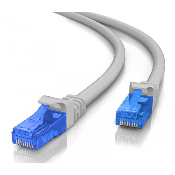 POWERTECH καλώδιο δικτύου CAB-N242, Cat 6 U/UTP, CCA 24AWG, 2m, γκρι - Powertech