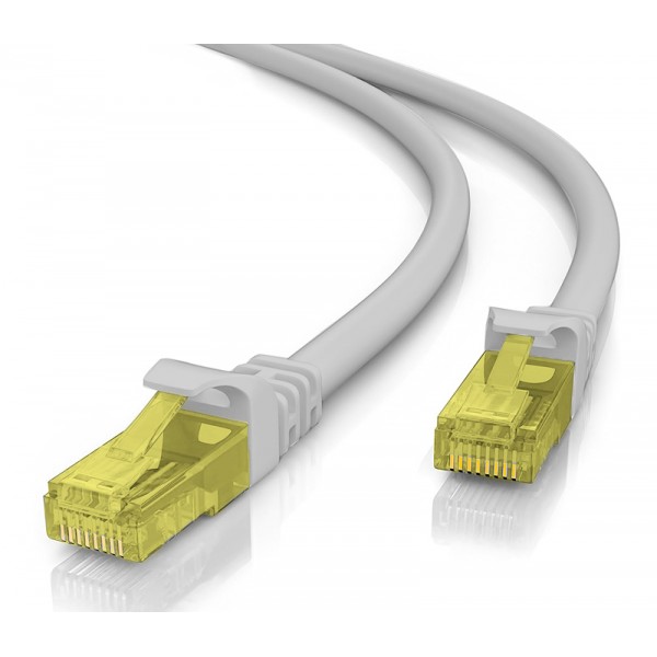 POWERTECH καλώδιο δικτύου CAB-N261, Cat 5e U/UTP, copper, 0.25m, γκρι - Powertech