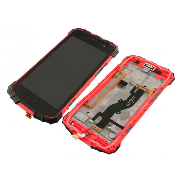 ULEFONE LCD & Touch Panel για smartphone Armor 2, με back cover, κόκκινο - ULEFONE