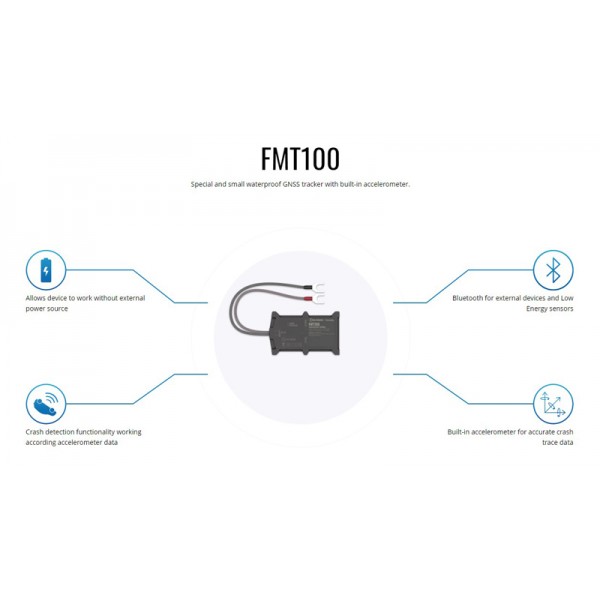 TELTONIKA GPS Tracker αυτοκινήτου FMT1001A9S01, GSM/GPRS/GNSS, Bluetooth - GPS Tracker