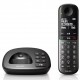 PHILIPS ασύρματο τηλέφωνο XL4951DS/34 ελληνικό μενού, τηλεφωνητής, μαύρο