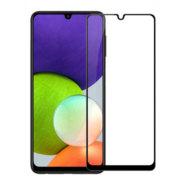 POWERTECH tempered glass 9H 5D TGC-0526 για Samsung Galaxy A22, μαύρο - Tempered Glass
