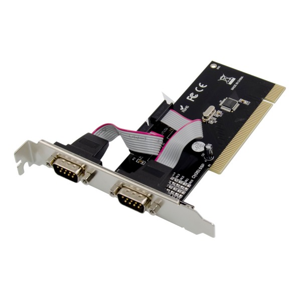 POWERTECH κάρτα επέκτασης PCI σε 2x serial ST320, WHC351Q - Νέα & Ref PC