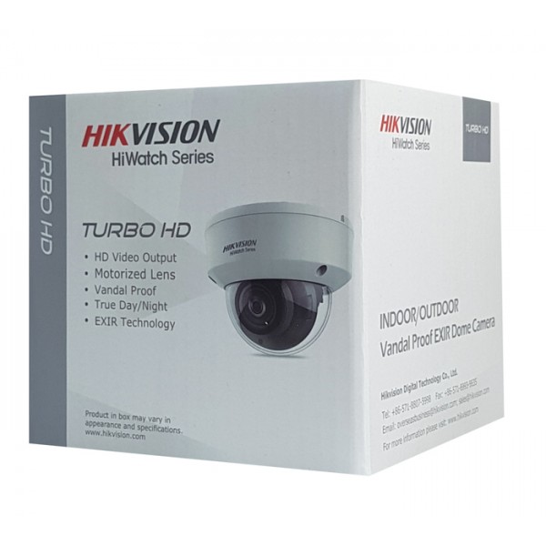 HIKVISION HIWATCH υβριδική κάμερα HWT-D323-Z, 2.7-13.5mm 2MP, IP66, IK10