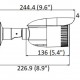 HIKVISION HIWATCH IP κάμερα HWI-B640H-Z, POE, 2.8-12mm, 4MP, IP67