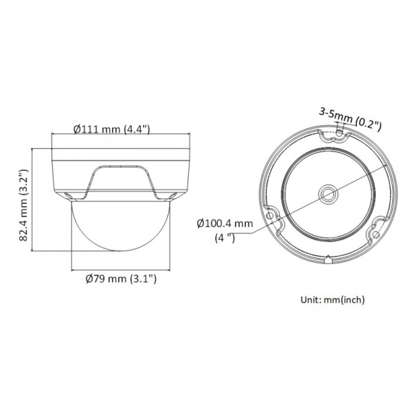 HIKVISION HIWATCH IP κάμερα HWI-D121H, POE, 2.8mm, 2MP, IP67 & IK10 - Σύγκριση Προϊόντων