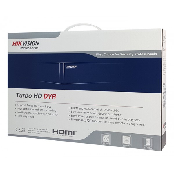 HIKVISION HIWATCH DVR υβριδικό καταγραφικό HWD-5104M, H.264+, 4 κανάλια