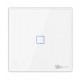 SONOFF smart διακόπτης T2EU1C-RF 433MHz, αφής, μονός, λευκός