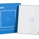 SONOFF smart διακόπτης T2EU1C-RF 433MHz, αφής, μονός, λευκός