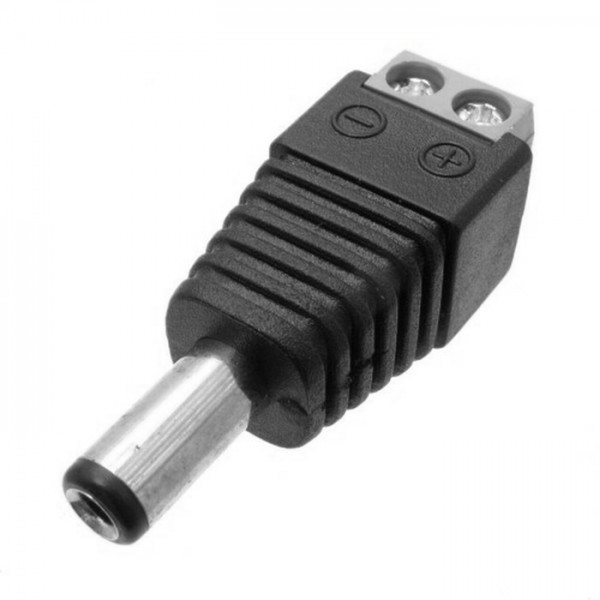 FOLKSAFE βύσμα τροφοδοσίας DC αρσενικό DCMC, 5.5x2.1mm, σε κλέμα, 5τμχ - FOLKSAFE