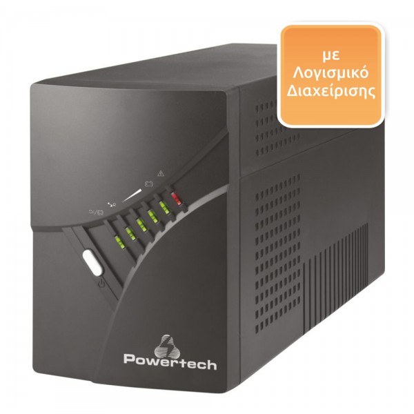 POWERTECH UPS Line Interactive, 2000VA/1200W - Powertech