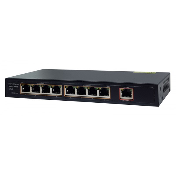 FOLKSAFE PoE Ethernet Switch FS-S1008EP-E, 8 Ports 10/100Mbps - Σύγκριση Προϊόντων