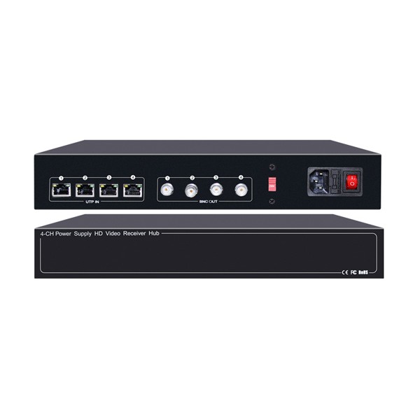 FOLKSAFE video and power receiver hub FS-HD4604VPS12, 4 channel - Σύγκριση Προϊόντων